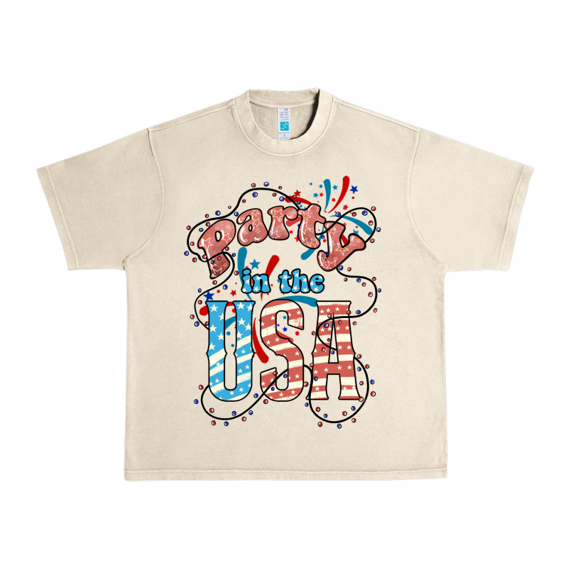 Party In The Usa 4th Of July Urban Heavy Tee by HowdyJamesFarm | Teevron