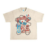 Sandshell Party in the USA 4th of july Urban Heavy Tee - HowdyJamesFarm