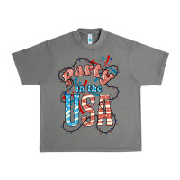 Tornado Party in the USA 4th of july Urban Heavy Tee - HowdyJamesFarm