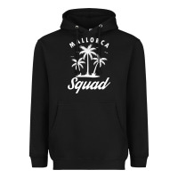 Black Mallorca Squad Beach Summer Surfing Swimming Travel Vacation Heavyweight Hoodie - longCreatives