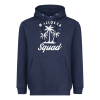 Navy Mallorca Squad Beach Summer Surfing Swimming Travel Vacation Heavyweight Hoodie - longCreatives