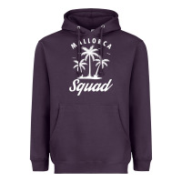 Plum Mallorca Squad Beach Summer Surfing Swimming Travel Vacation Heavyweight Hoodie - longCreatives