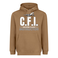 Toasted Coconut CFI CFI Certified Flight Pilot Gift CFI Flying Instructor Heavyweight Hoodie - longCreatives