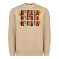 Mushroom western sunflower Heavyweight Sweatshirt - RacoonDesign