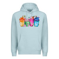 Blue Mist Easter Coffee Premium Hoodie - CowhideDigitalArt