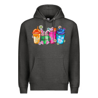 Charcoal Heather Easter Coffee Premium Hoodie - CowhideDigitalArt