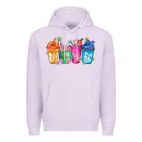 Lilac Easter Coffee Premium Hoodie - CowhideDigitalArt