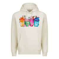 Oatmeal Heather Easter Coffee Premium Hoodie - CowhideDigitalArt