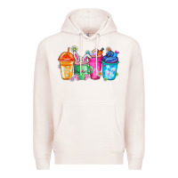 Pale Pink Easter Coffee Premium Hoodie - CowhideDigitalArt