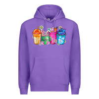 Purple Easter Coffee Premium Hoodie - CowhideDigitalArt