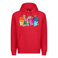 Red Easter Coffee Premium Hoodie - CowhideDigitalArt
