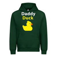 Forest Green Funny Daddy Duck Rubber Duck Urban Hoodie - longCreatives