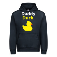 Navy Funny Daddy Duck Rubber Duck Urban Hoodie - longCreatives
