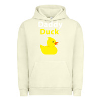 Pigment Pistachio Funny Daddy Duck Rubber Duck Urban Hoodie - longCreatives