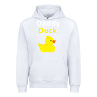 White Funny Daddy Duck Rubber Duck Urban Hoodie - longCreatives