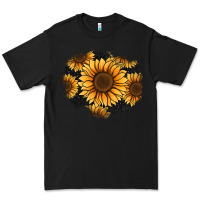 Black sunflower patch Premium Tee - Jasminsmagicworld