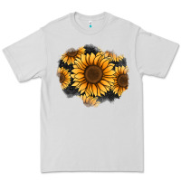 Dove Grey sunflower patch Premium Tee - Jasminsmagicworld