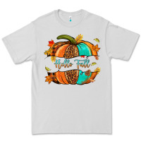 Dove Grey pumpkin hello fall Premium Tee - NancyCooperArtShop
