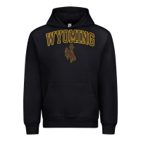 Black Womens Wyoming Cowboys Apparel Fan Favorite Arch Urban Hoodie - longCreatives