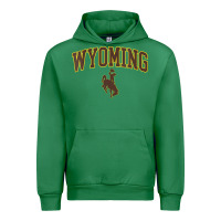 Emerald Womens Wyoming Cowboys Apparel Fan Favorite Arch Urban Hoodie - longCreatives