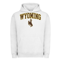 Pigment Lunar Rock Womens Wyoming Cowboys Apparel Fan Favorite Arch Urban Hoodie - longCreatives