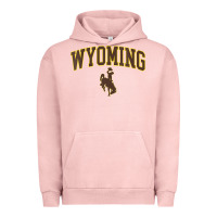 Pigment Salmon Womens Wyoming Cowboys Apparel Fan Favorite Arch Urban Hoodie - longCreatives