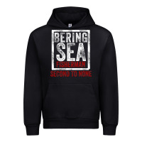 Black Bering Sea Fisherman second to none dutch harbor Alaska Urban Hoodie - longCreatives
