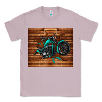 Lilac woodgrain motorcycle Classic Tee - TumblerDesignByShophia