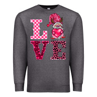 Charcoal Heather love gnomies Premium Sweatshirt - BarkalooDesign