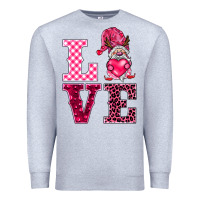 Heather Grey love gnomies Premium Sweatshirt - BarkalooDesign