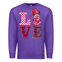 Purple love gnomies Premium Sweatshirt - BarkalooDesign
