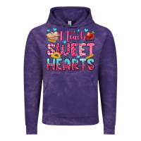 Cloud Purple i teach sweet hearts olivia Vintage Hoodie - OliviaCreatesArt