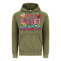 I Teach Sweet Hearts Olivia Vintage Hoodie | Teevron