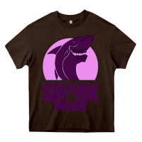 Chocolate Brown shark Week Heavy Core Tee - Bettercallsaul
