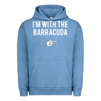 Pigment Pebble Blue I_m With Barracuda Halloween Costume Party Matching Urban Hoodie - longCreatives