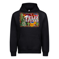 Black feliz navidad Urban Hoodie - AdoDesignShop