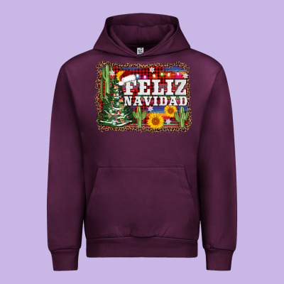 Feliz Navidad Urban Hoodie Designed By Adodesignshop