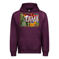 Mauve Wine feliz navidad Urban Hoodie - AdoDesignShop