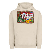 Pigment French Oak feliz navidad Urban Hoodie - AdoDesignShop