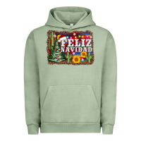 Pigment Oil Green feliz navidad Urban Hoodie - AdoDesignShop