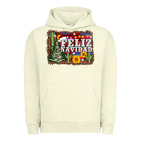Pigment Pistachio feliz navidad Urban Hoodie - AdoDesignShop