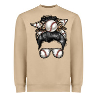 Mushroom baseball mom Heavyweight Sweatshirt - RacoonDesign