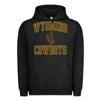 Pigment Black Wyoming Cowboys Men's Apparel Gameday Arch Over Cowboys Sweat Urban Hoodie - longCreatives