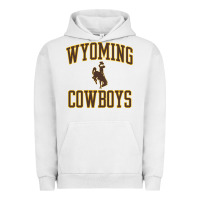 Pigment Lunar Rock Wyoming Cowboys Men's Apparel Gameday Arch Over Cowboys Sweat Urban Hoodie - longCreatives