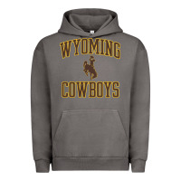 Pigment Tornado Wyoming Cowboys Men's Apparel Gameday Arch Over Cowboys Sweat Urban Hoodie - longCreatives