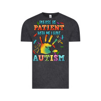 Vintage Black please be patient with me i have autism Vintage Tee - CowGirlArtShop