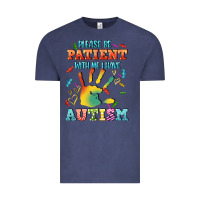 Vintage Denim please be patient with me i have autism Vintage Tee - CowGirlArtShop