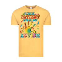 Vintage Mustard please be patient with me i have autism Vintage Tee - CowGirlArtShop