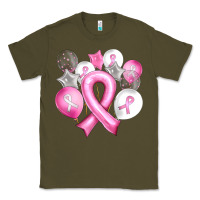 Army Green Balloons cancer ribbon Classic Tee - Artiststas