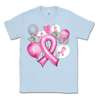 Dusty Blue Balloons cancer ribbon Classic Tee - Artiststas